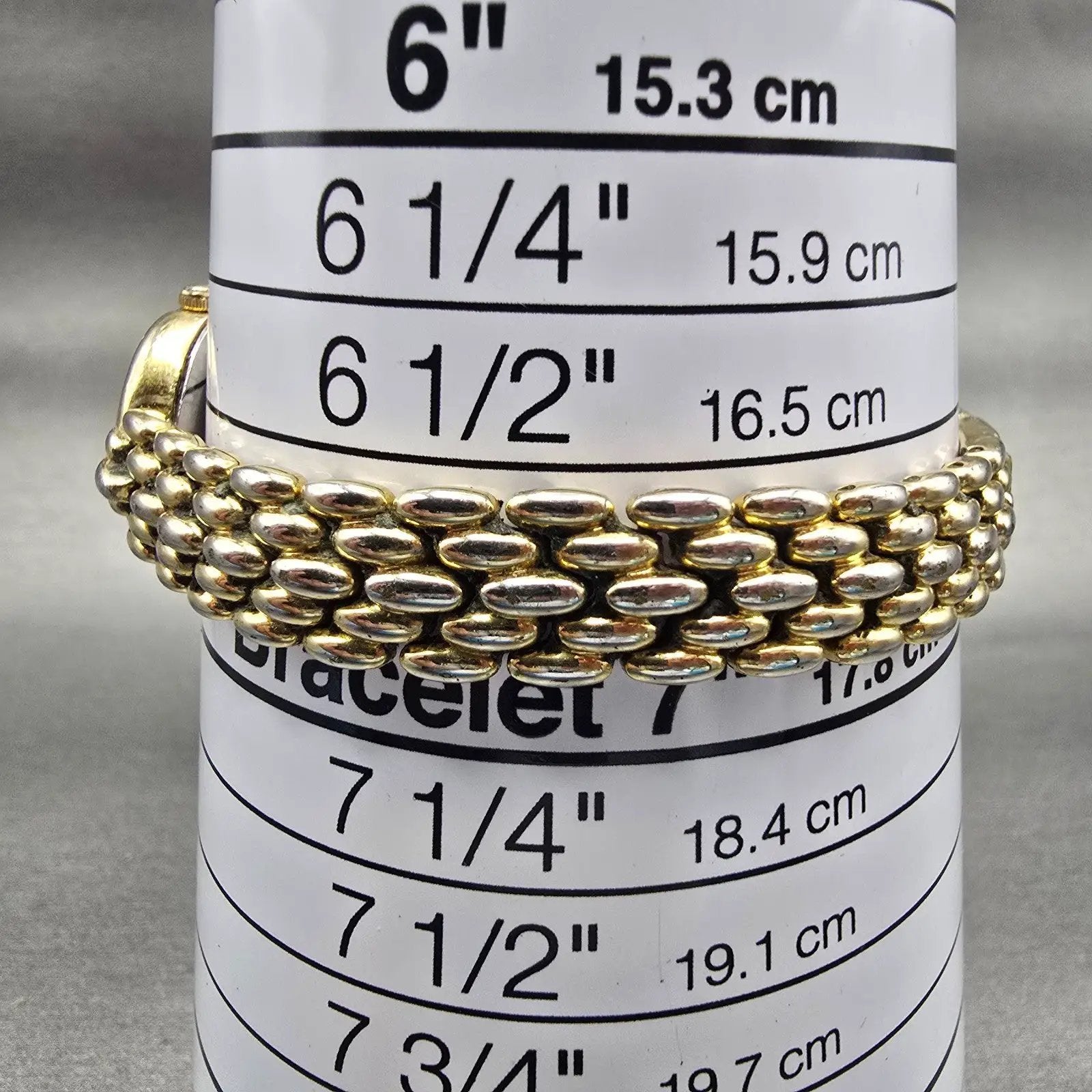 Citizen Watch Women 20mm MOP Dial Gold Tone Round 3220-S36513 New Battery VTG9