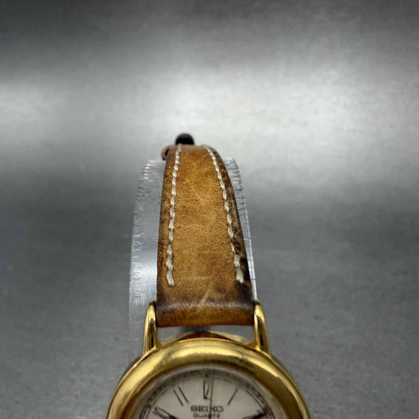 Seiko Watch Women 21mm Cream Dial Gold Tone Round 1N01-0E29 New Battery Vintage4