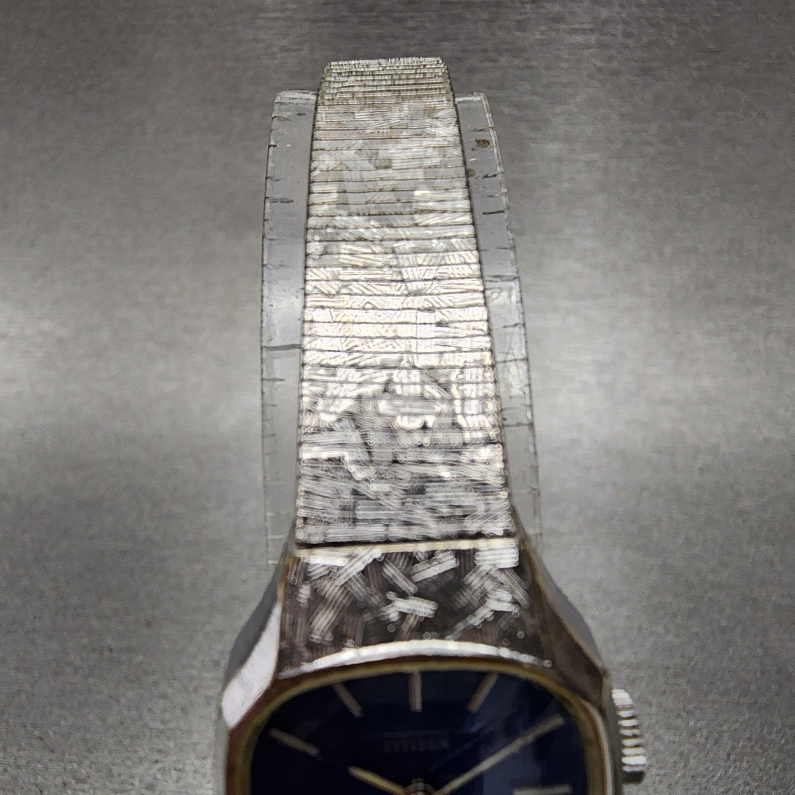 Citizen Watch Women 19mm Blue Dial Silver Tone Manual Runs 46761734
