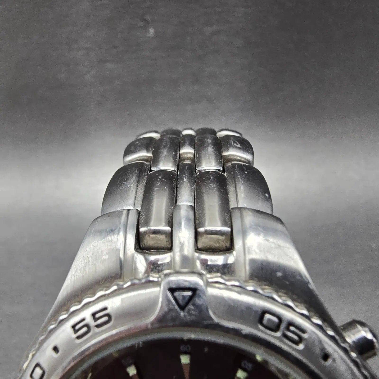 Fossil Blue Watch Men 40mm Red & Silver Dial Silver Tone AM-3614 New Battery4