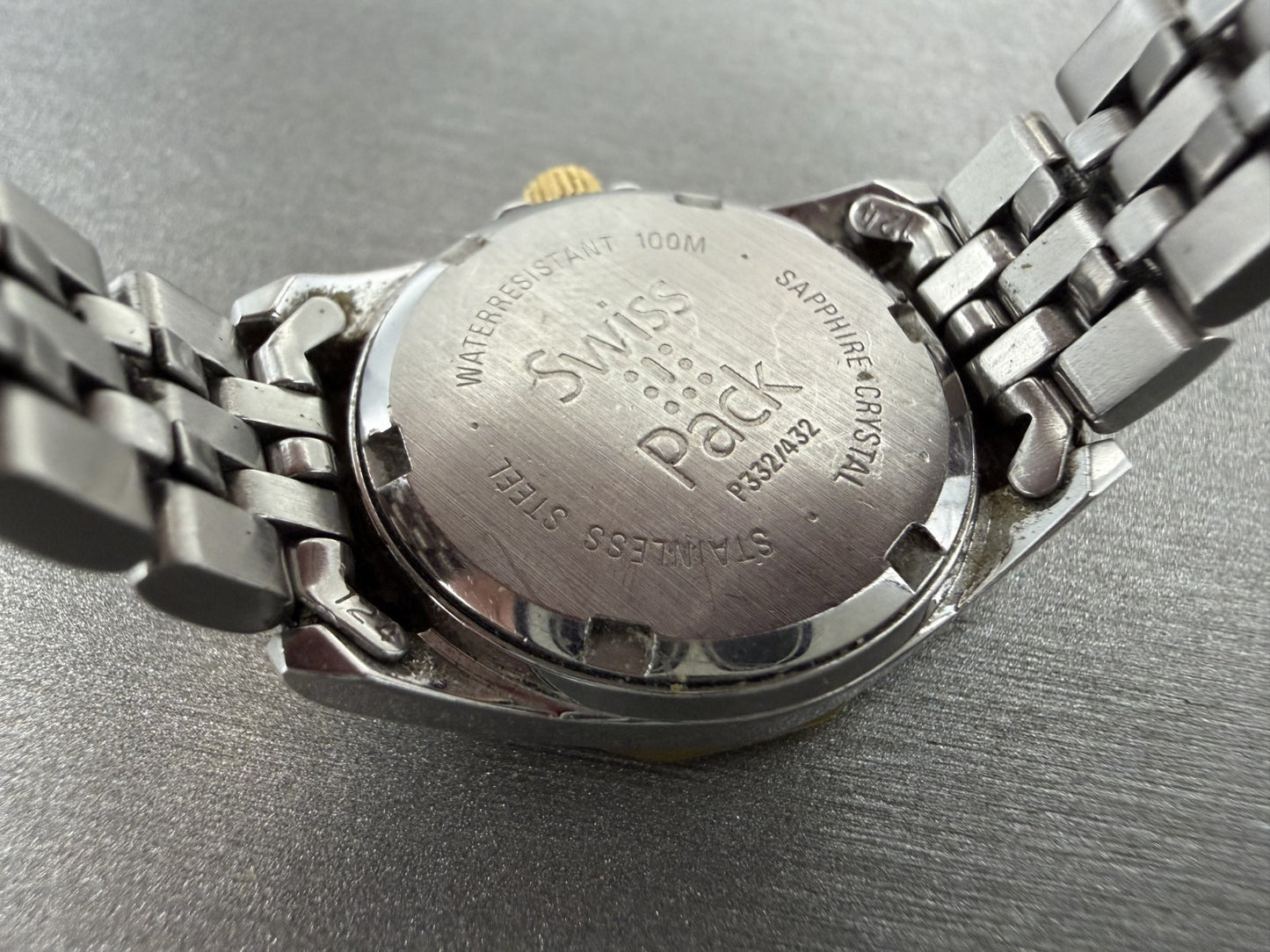 Tissot PR100 Watch Women 25mm Gold Dial Two Tone Date Round P332/432 New Batt9