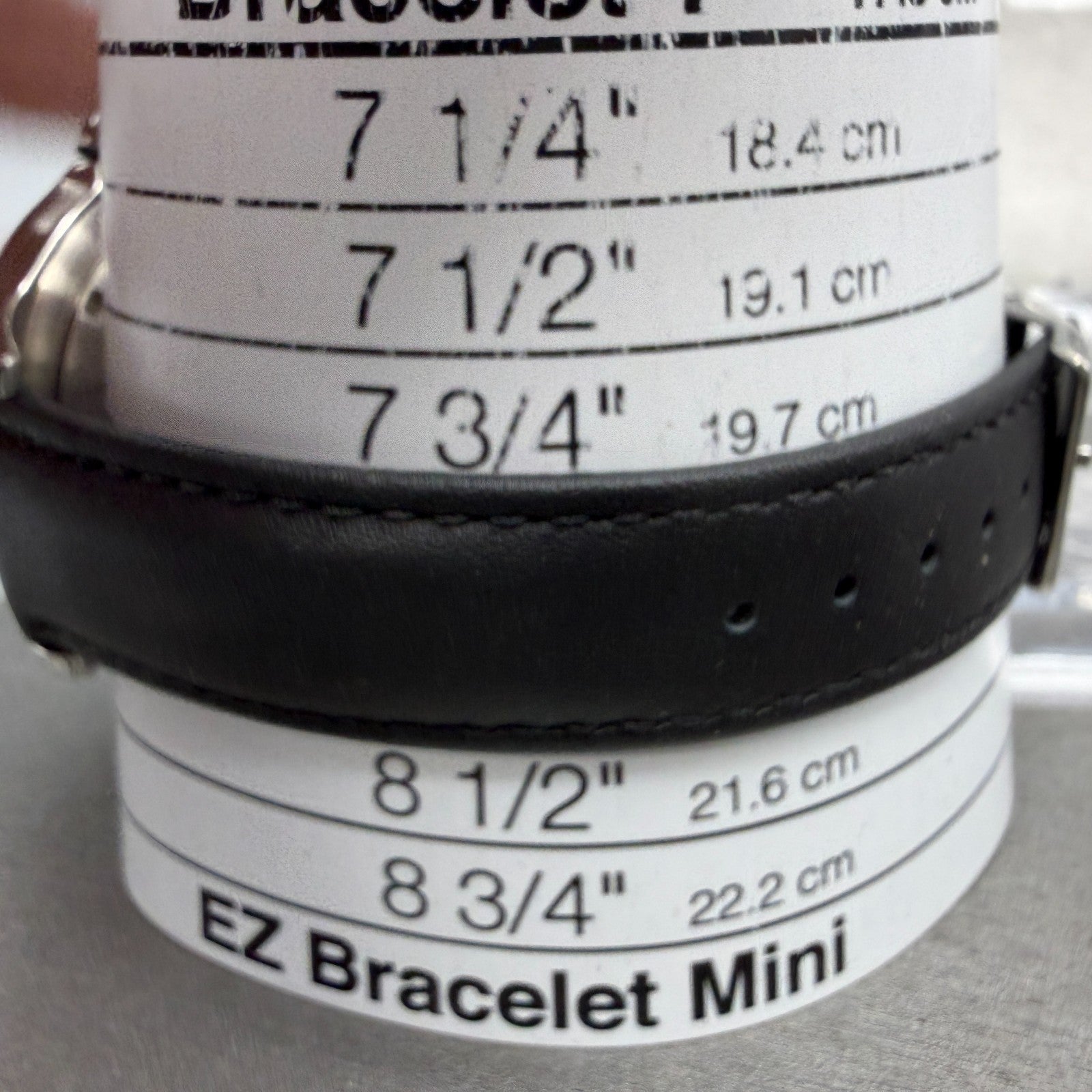 Ducati Watch Men 41mm Black Dial Silver Tone Round Leather Band New battery10