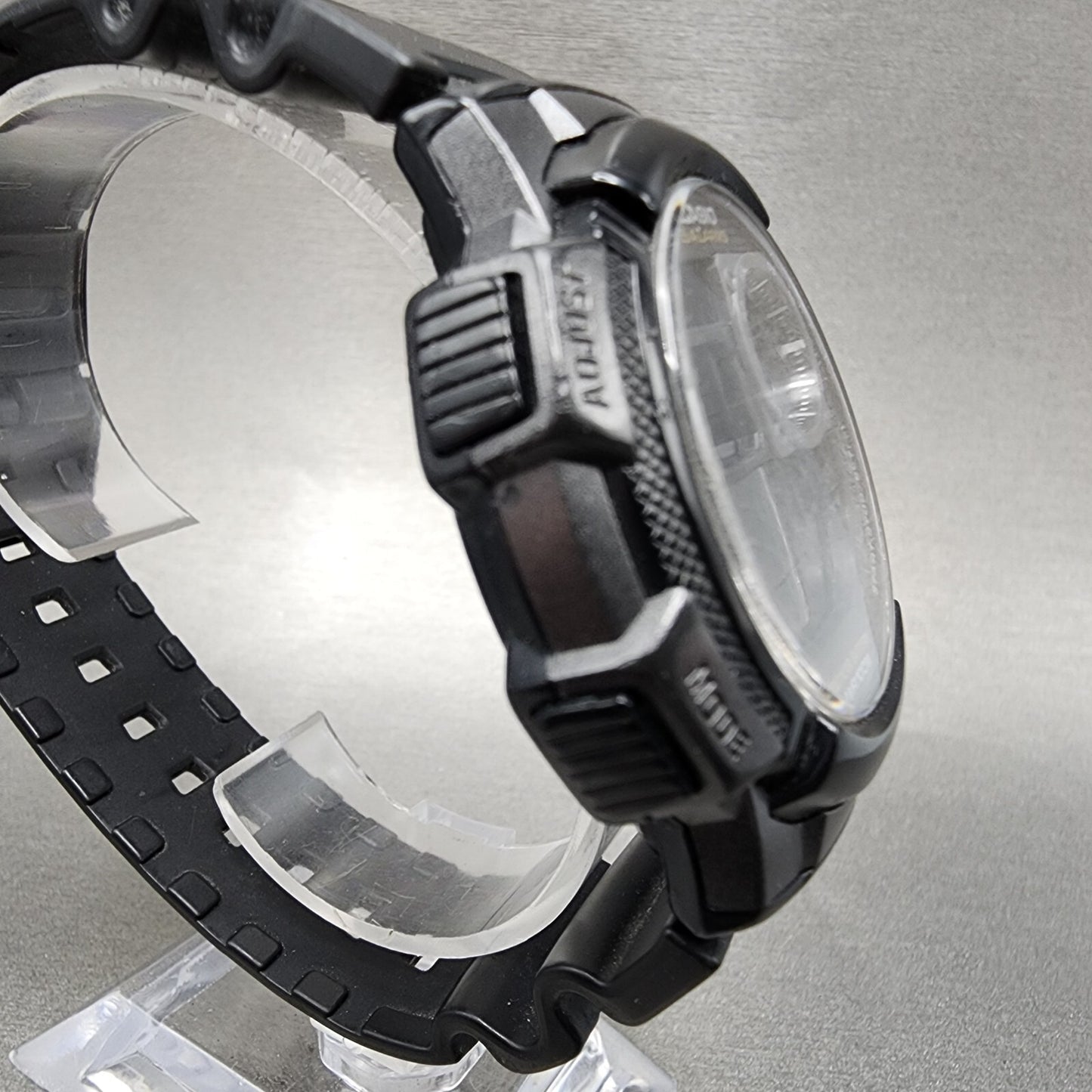 Casio AE1000W World Time Watch Men 43mm Digital Black Tone Alarm Chrono New Bat3