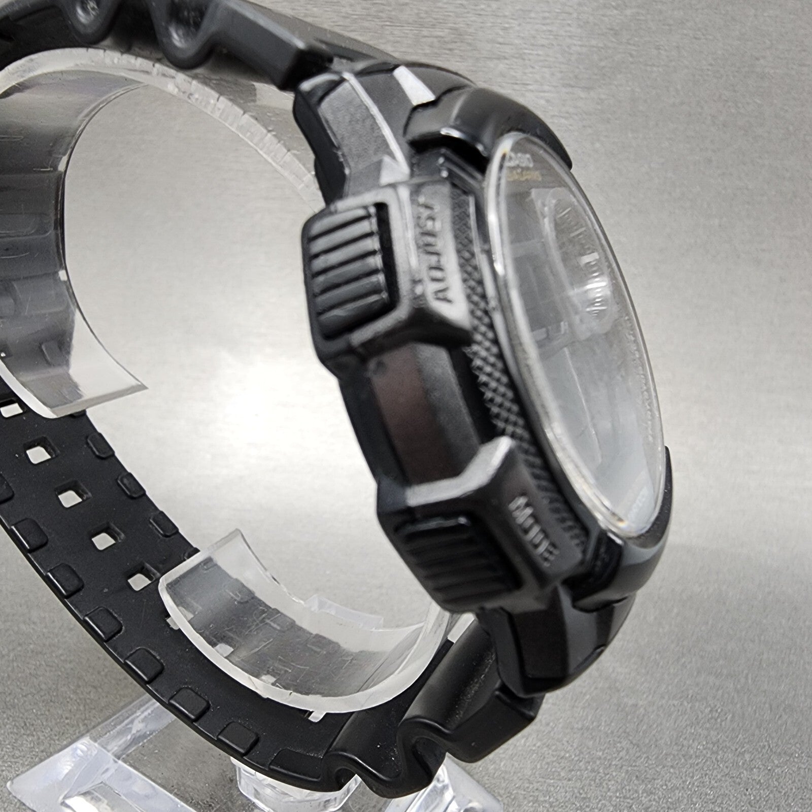 Casio AE1000W World Time Watch Men 43mm Digital Black Tone Alarm Chrono New Bat3