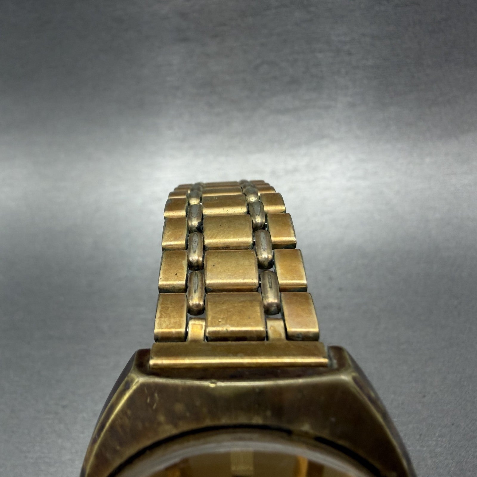 Rado Marco Polo Watch Men 36mm Gold Dial Gold Tone 11839 Daydate Automatic Runs4