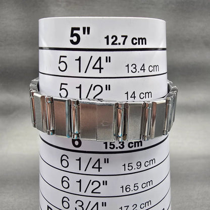 Bulova Watch Women 22mm MOP Dial Silver Tone Rectangle 96P000 New Battery9
