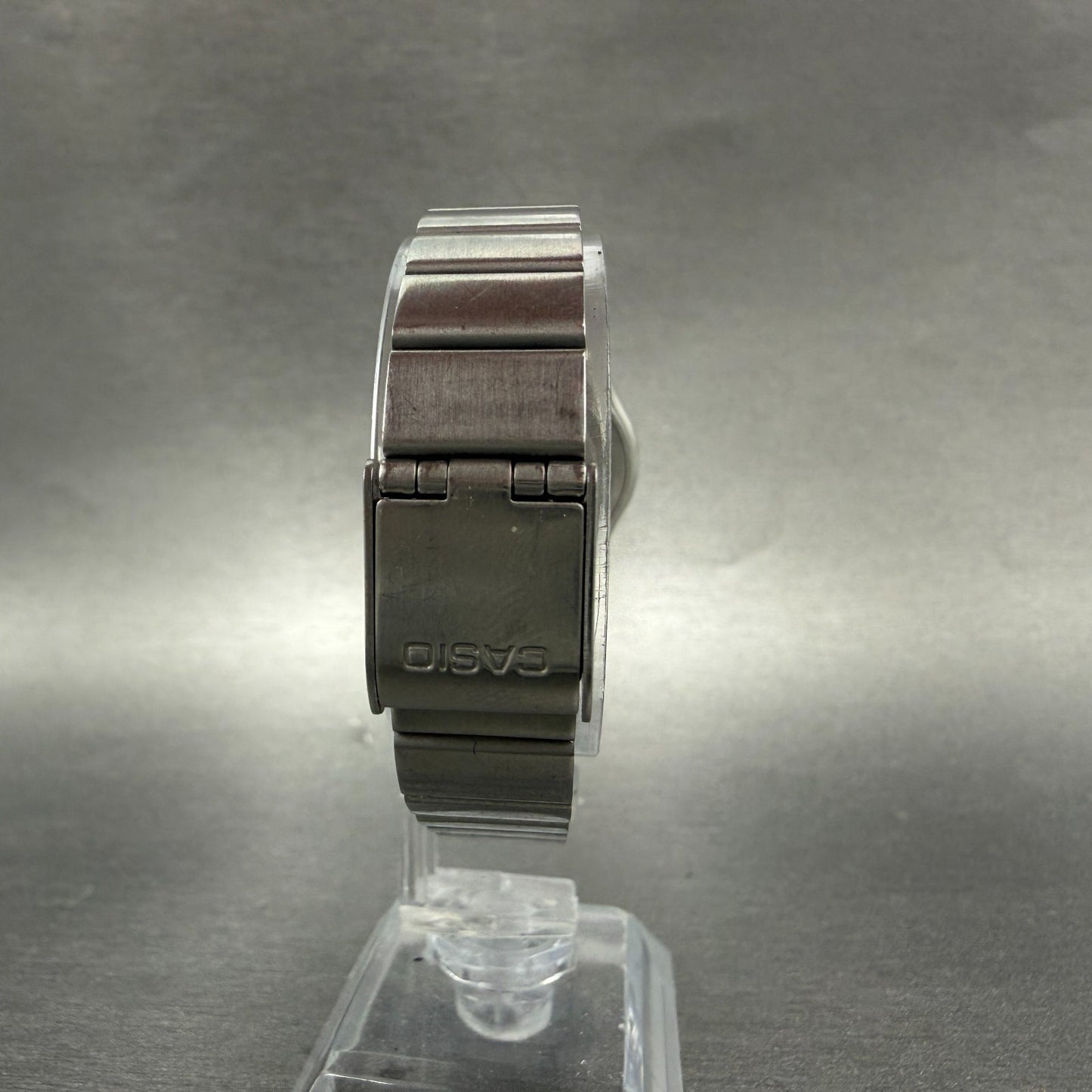 Casio Waveceptor Watch Women 28mm Pink Dial Silver Tone Date Round LWQ-10 Works7