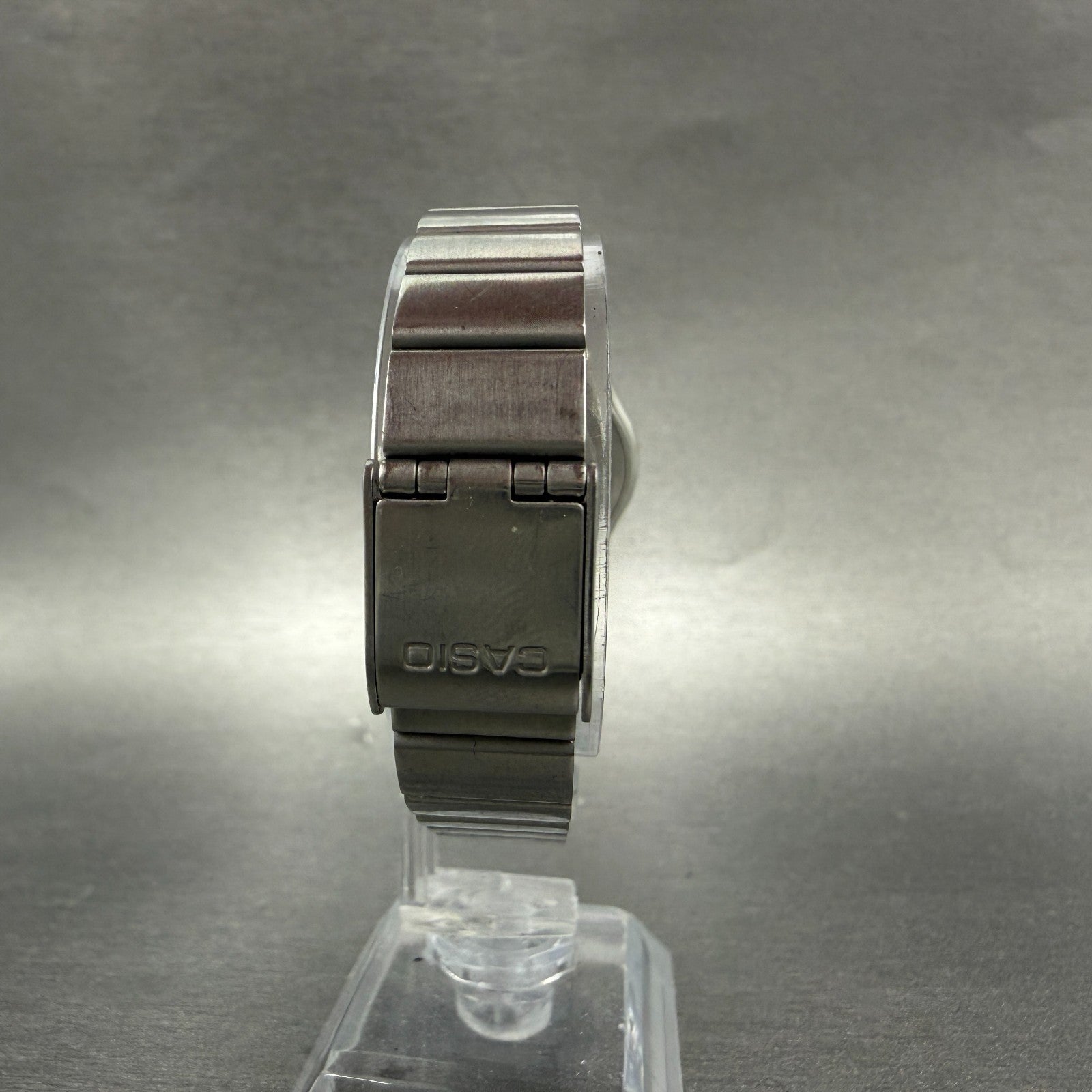 Casio Waveceptor Watch Women 28mm Pink Dial Silver Tone Date Round LWQ-10 Works7