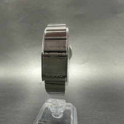 Casio Waveceptor Watch Women 28mm Pink Dial Silver Tone Date Round LWQ-10 Works7