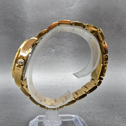 Invicta Angle Heart Watch Women 35mm Champagne Dial Gold Tone 21384 New Battery6