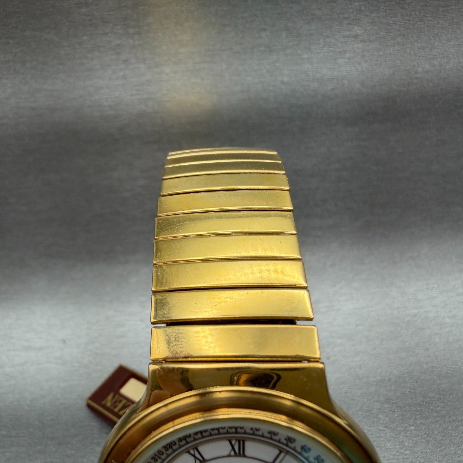 Citizen Watch Men 35mm White Dial Gold Tone Round 6031S07734 NOS PARTS Vintage5