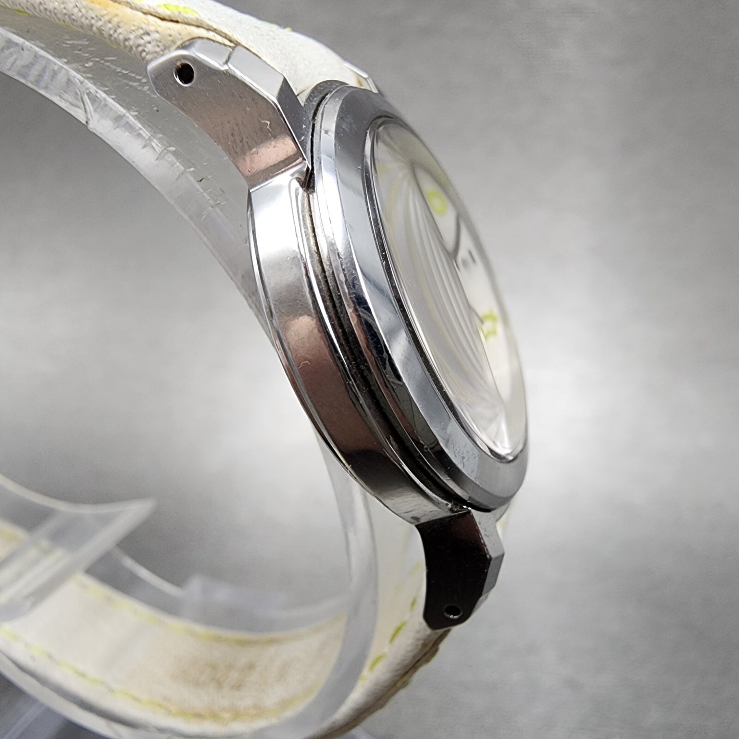 Seiko Lukia Watch Women 26mm White Dial Silver Tone Date 7n820ee0 New Battery3