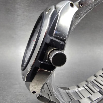 Jules Jurgenson Invincible Watch Men 44mm White Dial Silver Tone Round New Batt2
