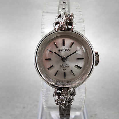 Seiko Special Watch Women 17mm Silver Dial Silver Round 11400050 Manual Runs1