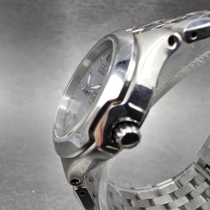 Citizen Eco-Drive Croso Watch Women 27mm Gray Dial Silver Daydate Round Runs JP2
