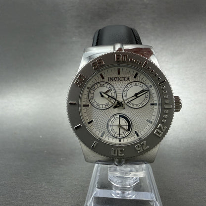 Invicta Wildflower Watch Women 37mm White Dial Silver Tone Daydate 5923 New Batt5