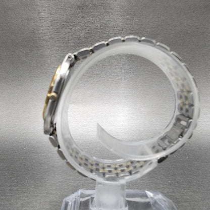 Movado Watch Women 21mm Silver Dial Two Tone Rectangle 88-25-427 PARTS