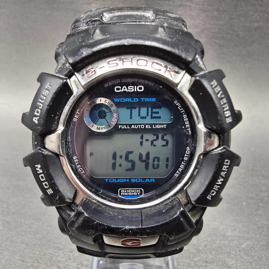Casio G-Shock G-2310R Watch Men 47mm Digital Black Alarm Chrono Works Solar ABD0