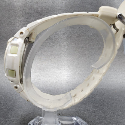 Casio G-Shock G-300LV Watch Men 46mm Analog Digital White Tone Round PARTS
