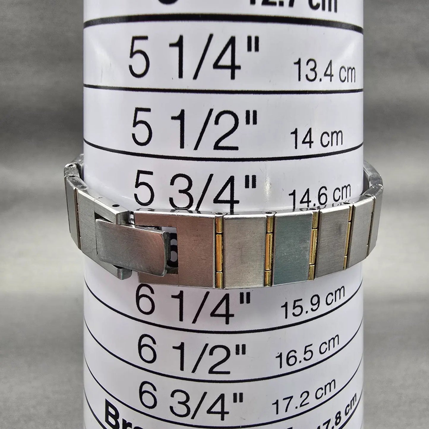 Seiko Watch Women 17mm Silver Dial Two Tone Rectangle 7320-5039 New Battery VTG9
