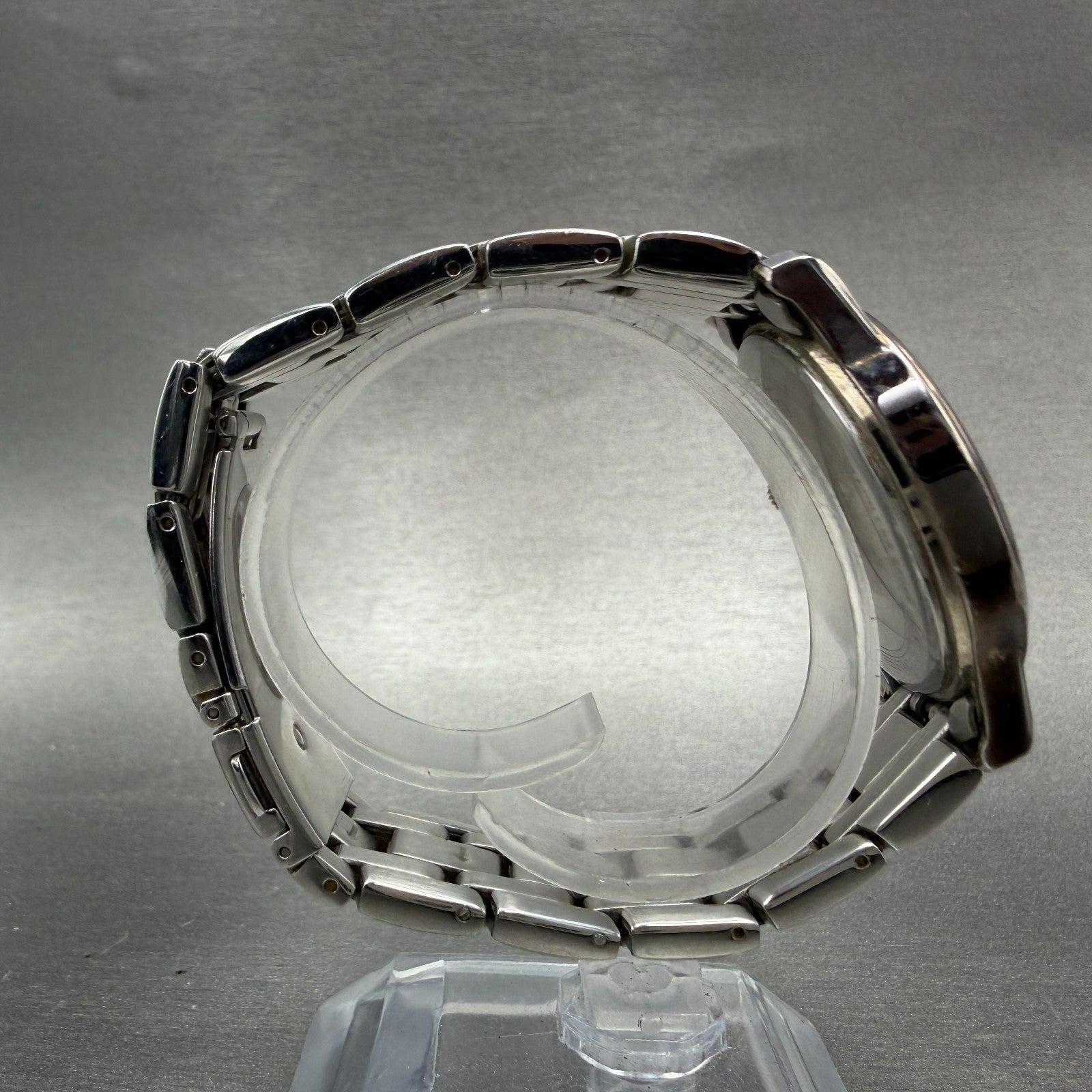 Bulova Watch Men 38mm Silver Dial Silver Tone Round 96A000 New Battery8