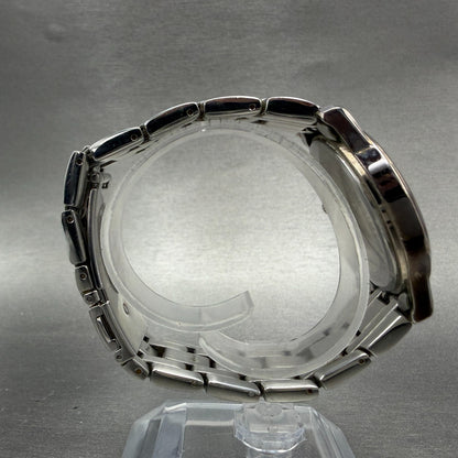 Bulova Watch Men 38mm Silver Dial Silver Tone Round 96A000 New Battery8