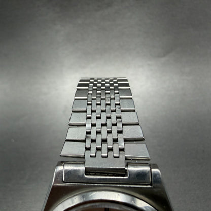 Orient Swimmer Watch Unisex 32mm Silver Dial Silver Tone Date Round New Battery4