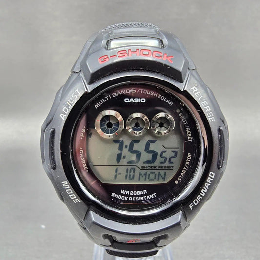 Casio G-Shock GW-M530A Watch Men 47mm Digital Black Alarm Chrono Solar Works AD0