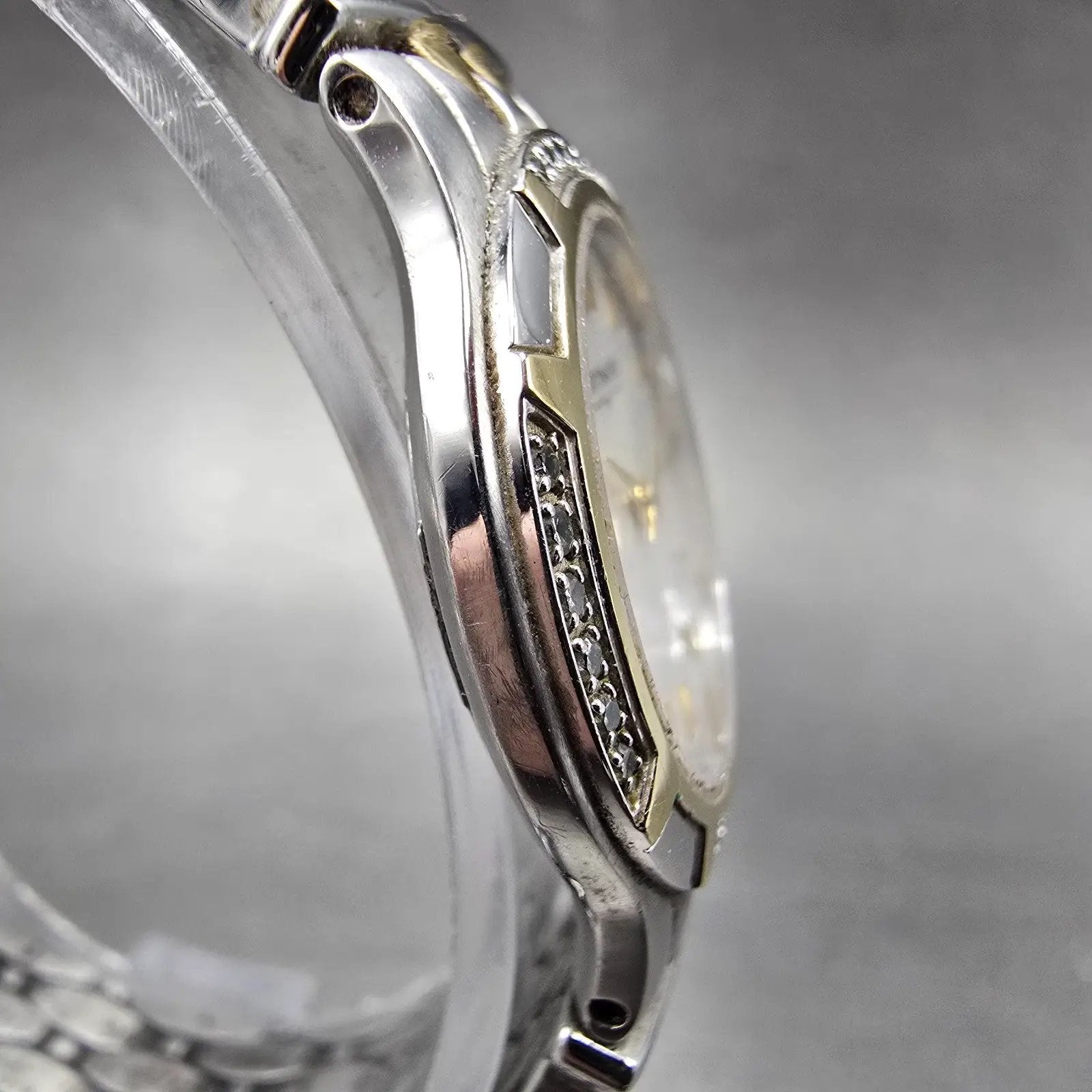 Wittnauer Watch Women 25mm White Dial Silver Tone Round 12R05 New Battery4