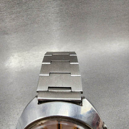 Orient Automatic Watch Men 37mm White Dial Silver Tone Daydate TI 4697168C Runs4