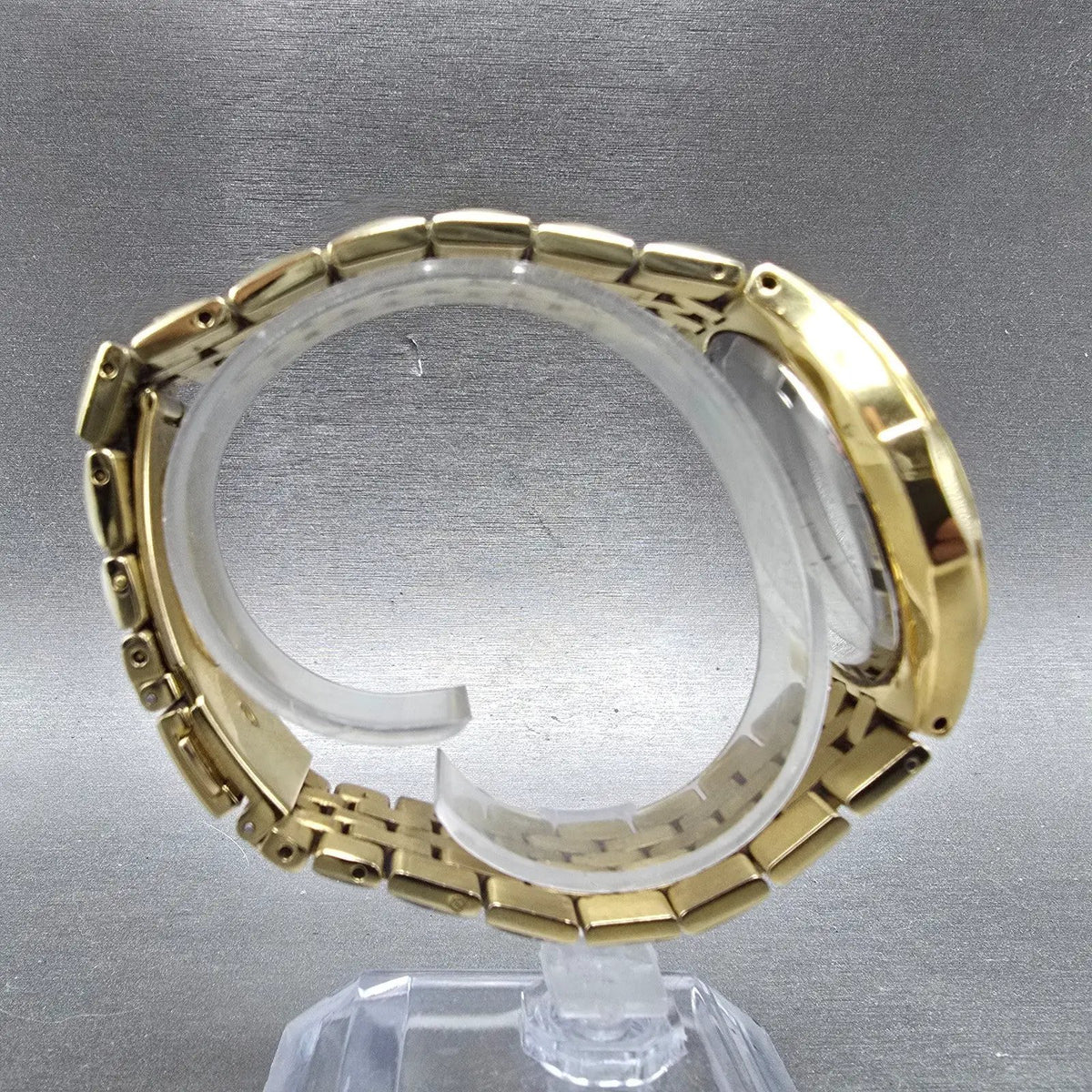 Citizen Eco-Drive Watch Men 39mm Cream Dial Gold Daydate E101-S044286 READ!!!!!!8