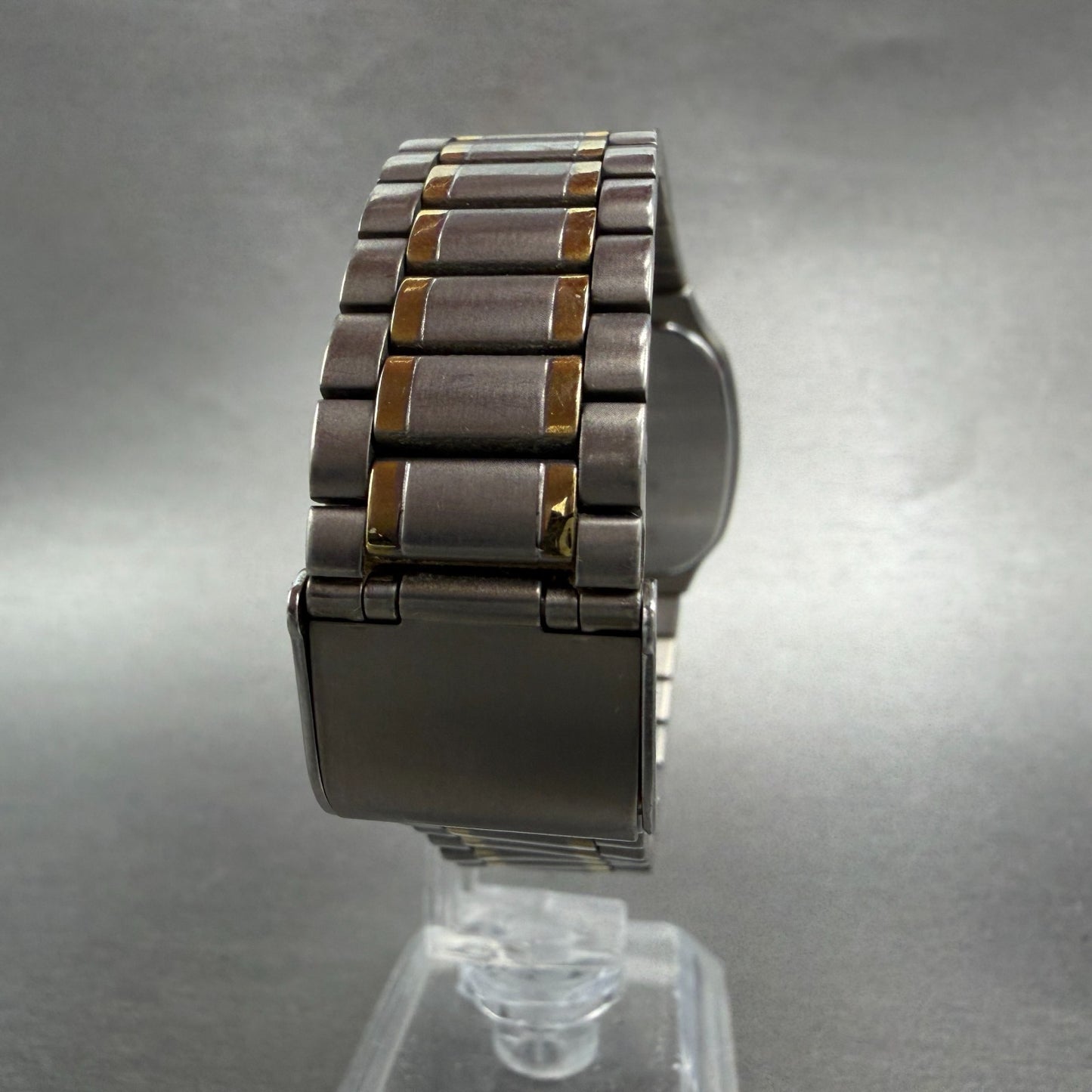 Seiko Watch Men 31mm Champagne Dial Two Tone Titanium Daydate 7N93-5010 New Batt7