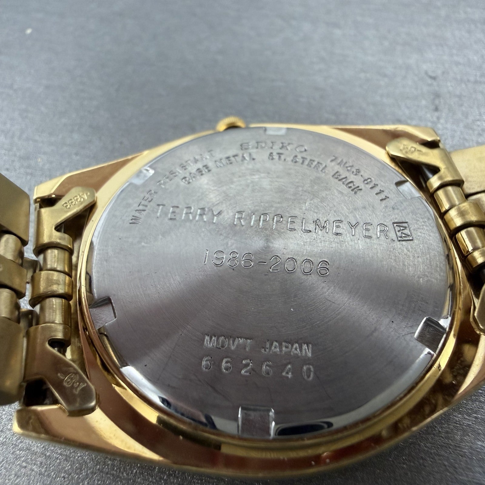 Seiko President Watch Men 36mm Champagne Dial Gold Tone Daydate Round New Batt M9