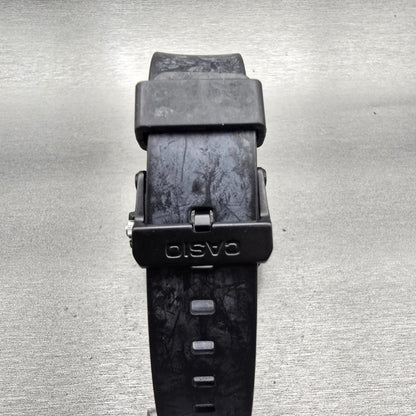 Casio Watch Men 43mm Blue Dial Black Tone Daydate Round MRW-200H New Battery7