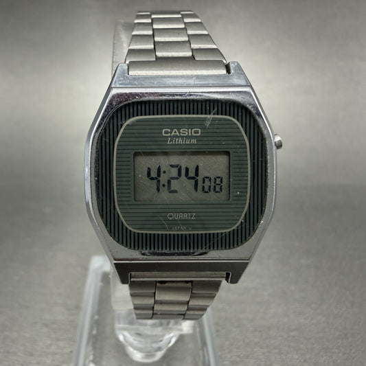 Casio LB 611 Watch Women 25mm Digital Silver Tone Octagon New Battery VTG0