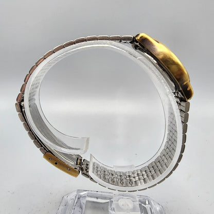 Seiko Avenue Watch Women Gold Tone Cream Dial Small Seconds 25mm New Battery10