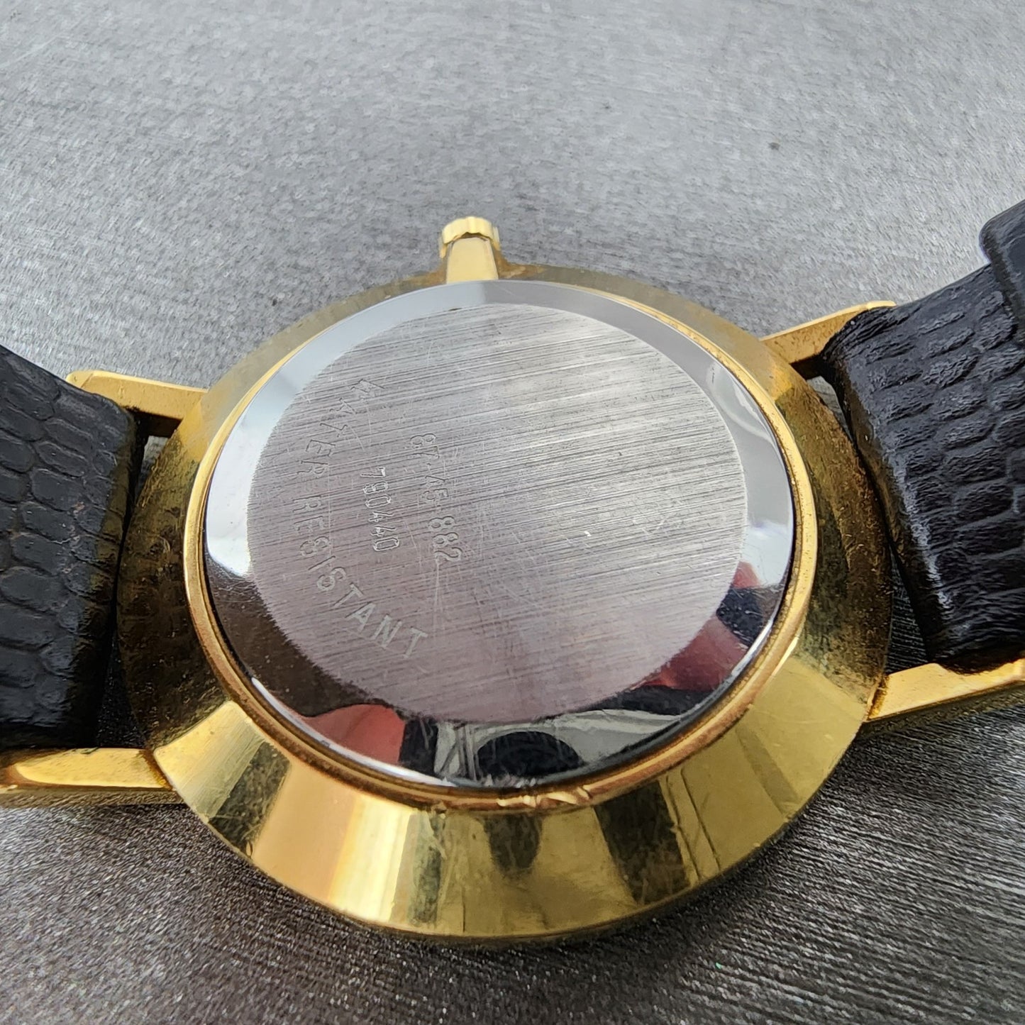 Movado Museum Watch 31mm Women Black Dial Gold Tone Round 87.45.882 New Batt ABC9