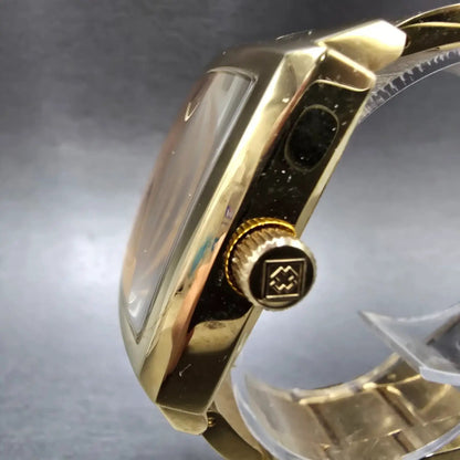 Invicta Angel Watch Women 36mm Gold Dial Gold Tone Daydate 21710 New Battery2