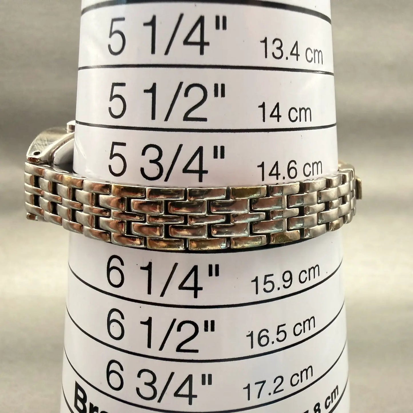 Citizen Watch Women 16mm Silver Dial Silver Gemmed Rectangle New Battery VTG9