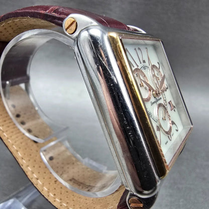 Tommy Bahama Chronograph Watch Unisex 35mm MOP Dial Two Tone Date TB2114 New Bat3
