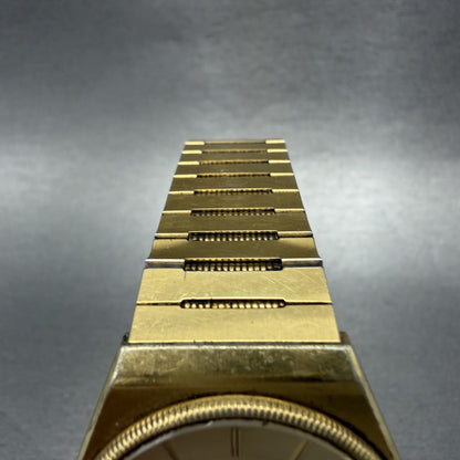 Seiko Watch Men 32mm Champagne Dial Gold Tone Date Round 6432-7019 New Battery4