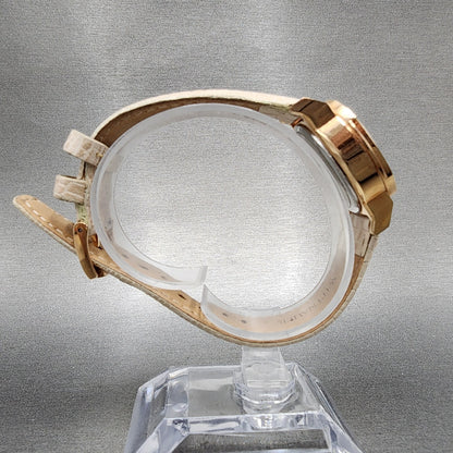 Wittnauer Watch Women 29mm MOP Dial Rose Gold Tone Date WN2003 New Battery8