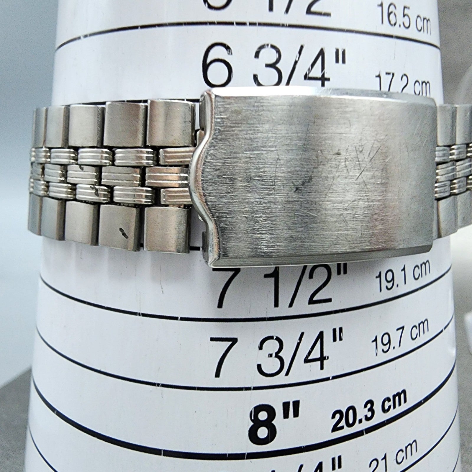 Orient AAA Deluxe Watch Men 37mm White Dial Silver Tone Daydate Cushion PARTS10