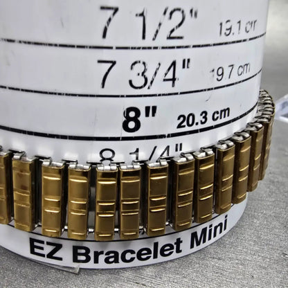 Wittnauer Watch Men 33mm White Dial Gold Tone Round New Battery Vintage11
