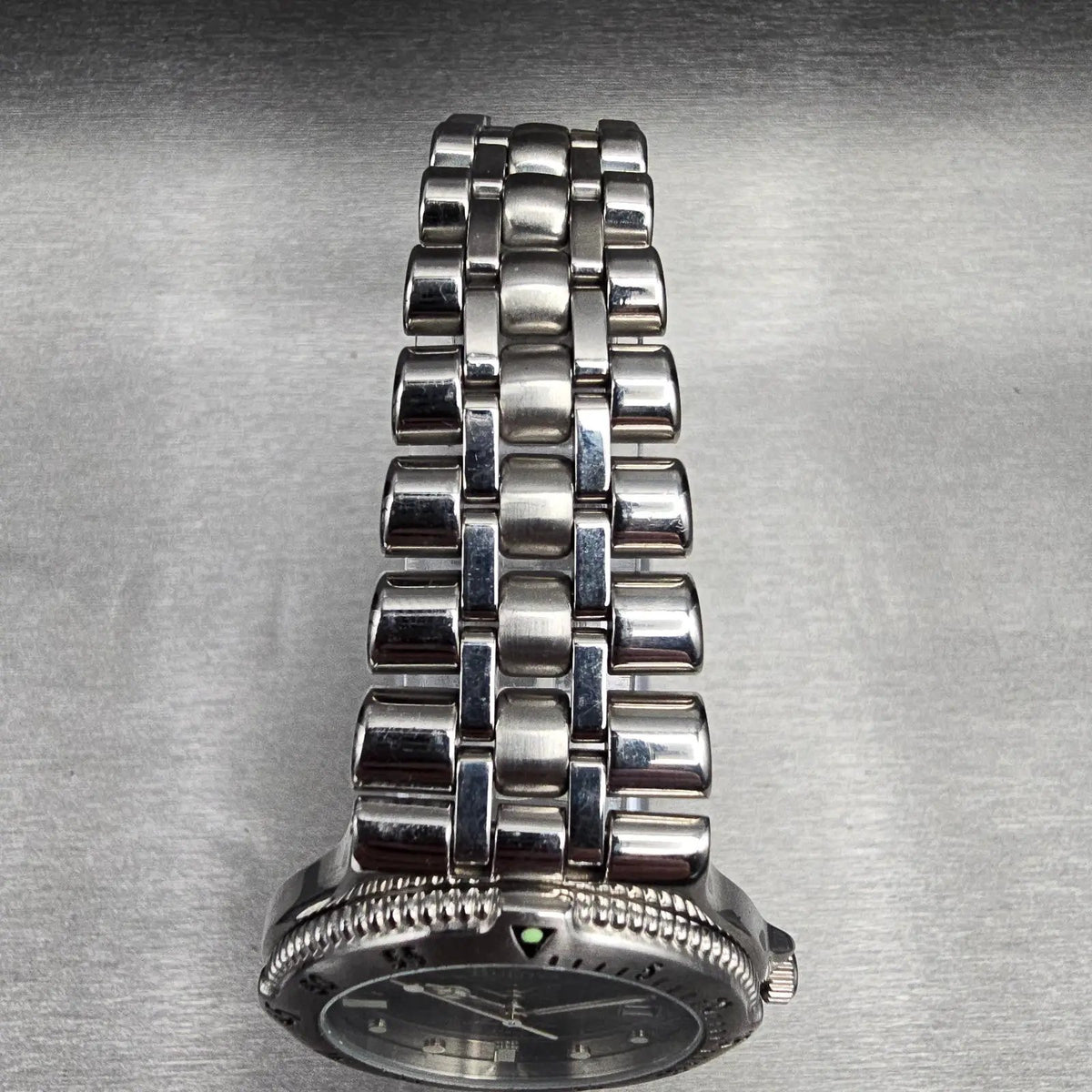 Bulova Marine Star Watch Men 36mm Gray Dial Silver Tone Date 96B00 New Battery4