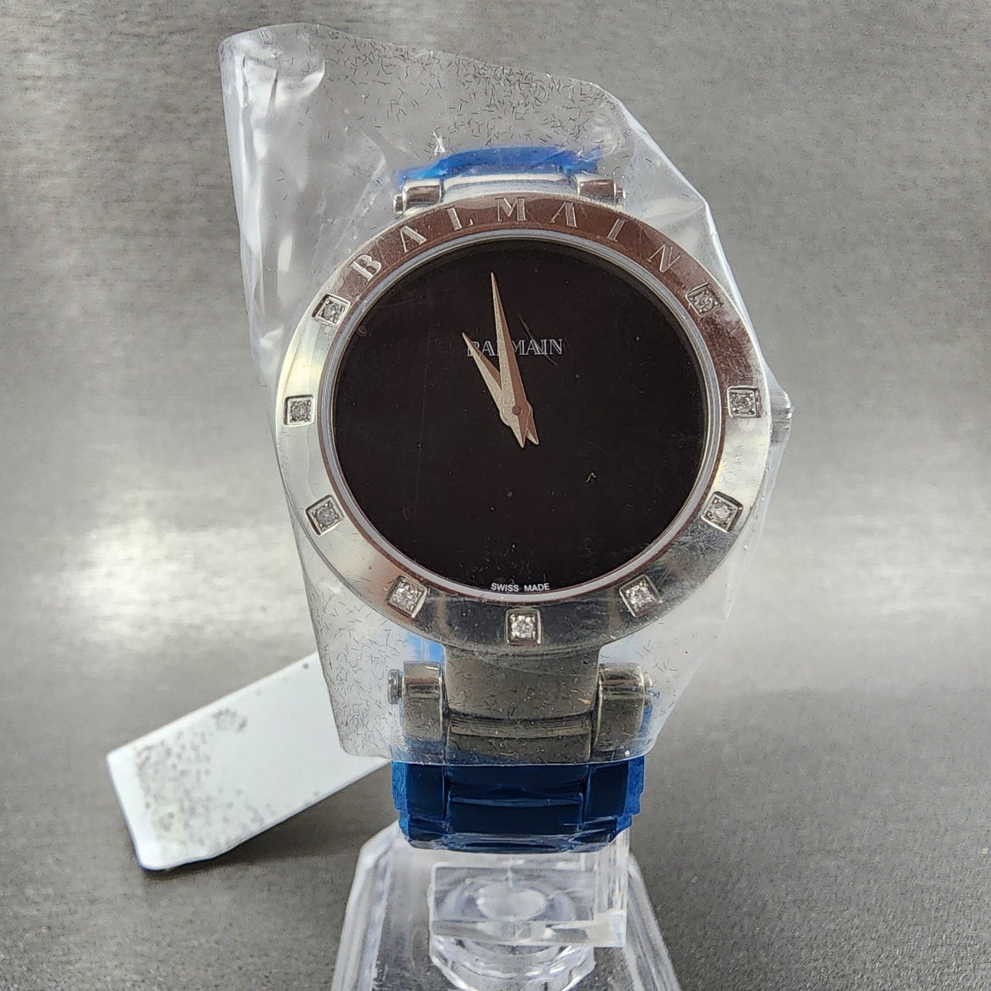 Balmain Bijou Watch Women 33mm Black Dial Stainless Steel Diamond Bezel Round5