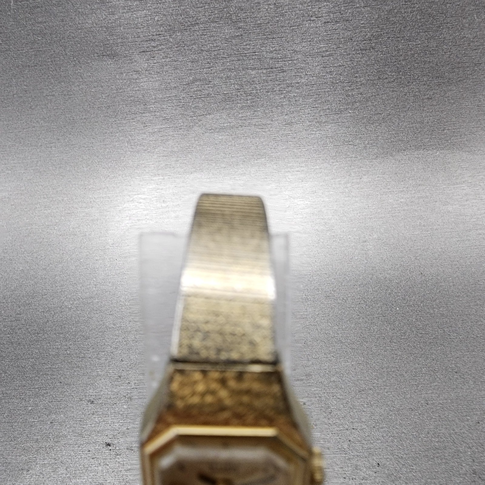 Citizen Seven Watch Women 16mm Gold Dial Gold Tone Octagon New Battery VTG4