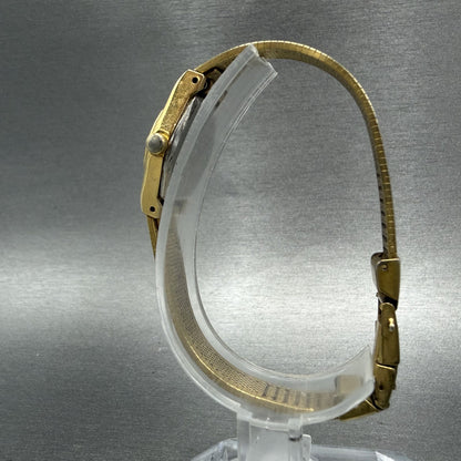Citizen CQ Watch Women 17mm Champagne Dial Gold Tone 3220-890779 New Battery6