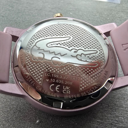Lacoste 12.12 Go Watch Women 36mm Pink Dial Pink Tone Round New battery9