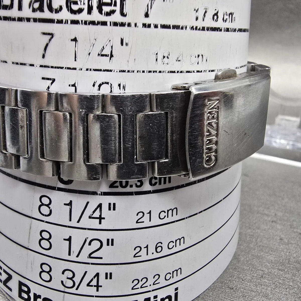 Citizen Eco-Drive Atomic Watch Men 38mm Black Dial Steel Date H415-S038278 PARTS11